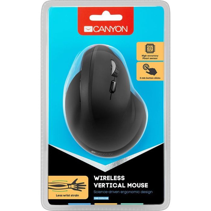 Мишка Canyon CNS-CMSW16B Wireless Black (CNS-CMSW16B) зображення 5