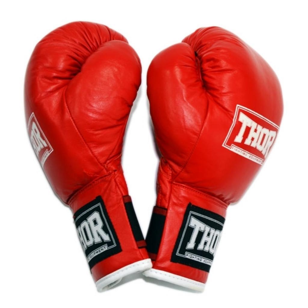 Боксерські рукавички Thor Junior 8oz Red (513(Leather) RED 8 oz.) зображення 3