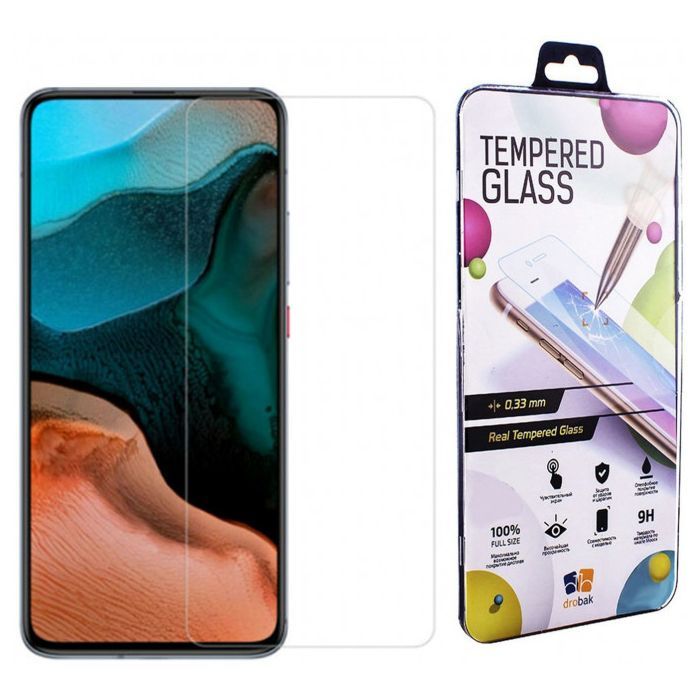 Скло захисне Drobak Poco F2 Pro Tempered glass (222240) (222240)
