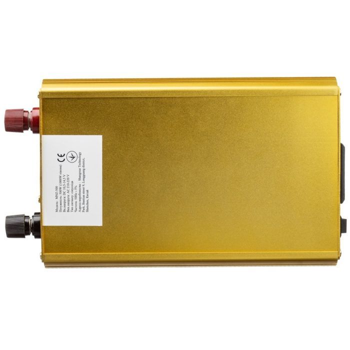 Автомобільний інвертор 12V/220V 500W, чиста синусоїда Porto (MNZ-500) зображення 2
