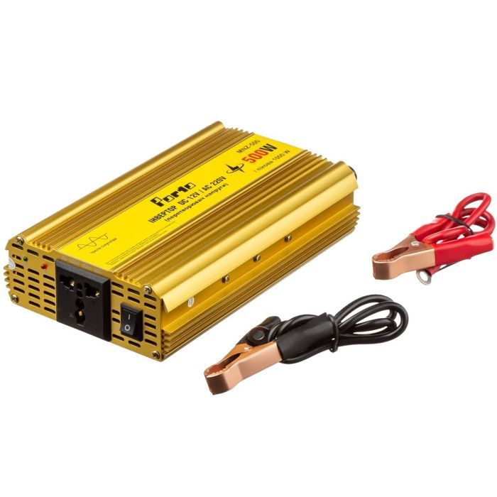Автомобільний інвертор 12V/220V 500W, чиста синусоїда Porto (MNZ-500) зображення 6