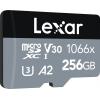 Карта памяти Lexar 256GB microSDXC class 10 UHS-I 1066x Silver (LMS1066256G-BNANG) изображение 2