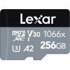 Карта памяти Lexar 256GB microSDXC class 10 UHS-I 1066x Silver (LMS1066256G-BNANG)
