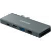 Порт-репликатор Canyon 1*Type C PD100W+2*HDMI+1*USB3.0+1*USB2.0+1*SD+1*TF (CNS-TDS05B) изображение 4