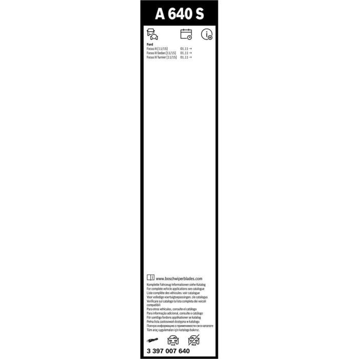 Щетка стеклоочистителя Bosch 3 397 007 640 изображение 5