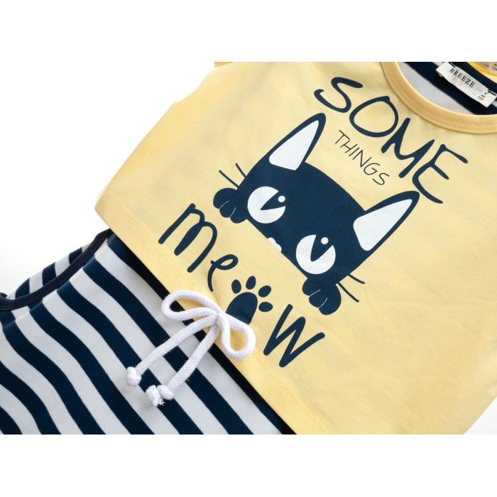 Плаття дитяче Breeze з котиком (14582-104G-yellow) зображення 6