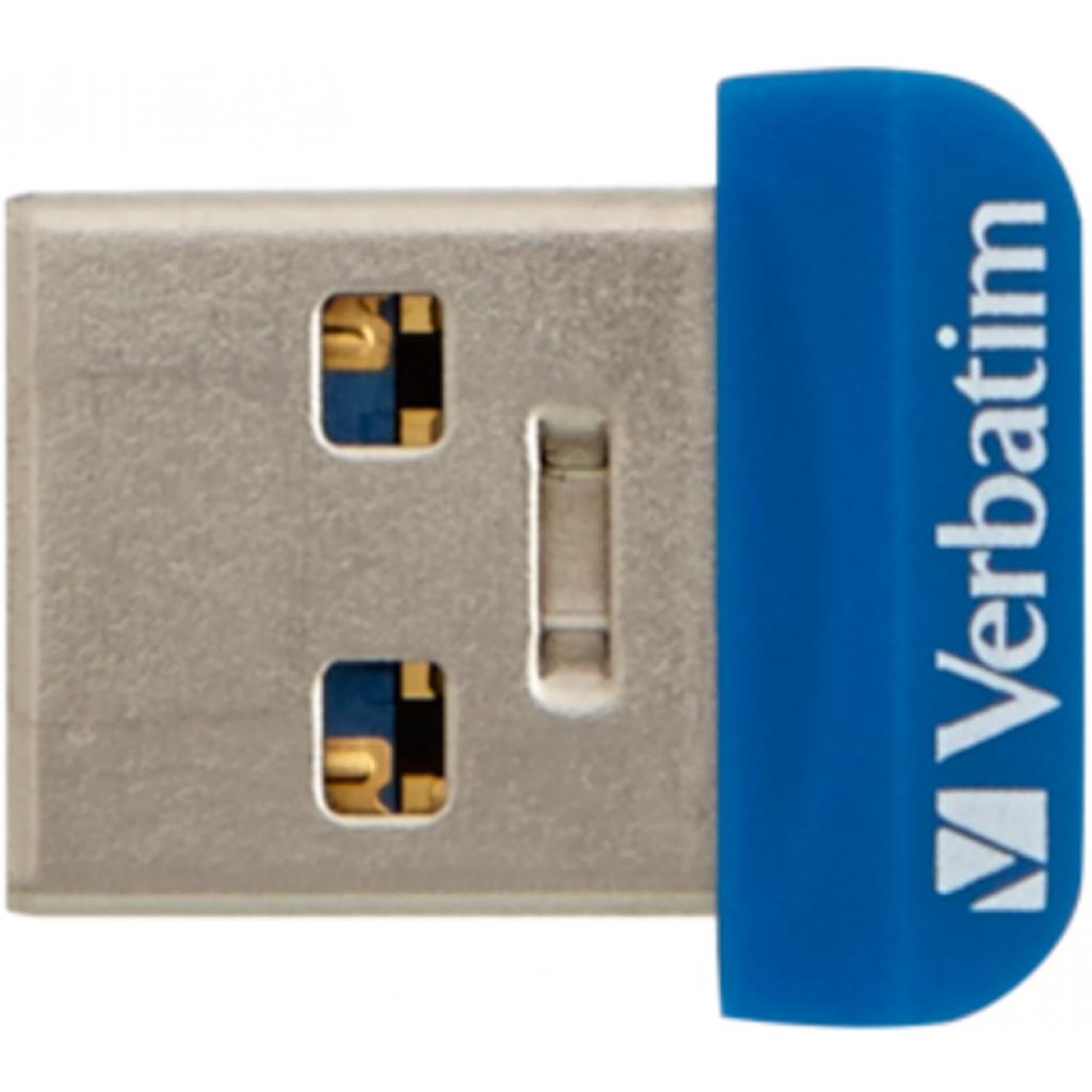 USB флеш накопичувач Verbatim 32GB Store 'n' Stay NANO Blue USB 3.0 (98710)