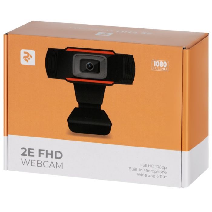 Веб-камера 2E FHD USB Black (2E-WCFHD) изображение 7