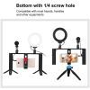 Набор блогера Puluz 4in1 (ring light, mount, phone holder, microphone) (PKT3028) изображение 4