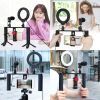 Набор блогера Puluz 4in1 (ring light, mount, phone holder, microphone) (PKT3028) изображение 8
