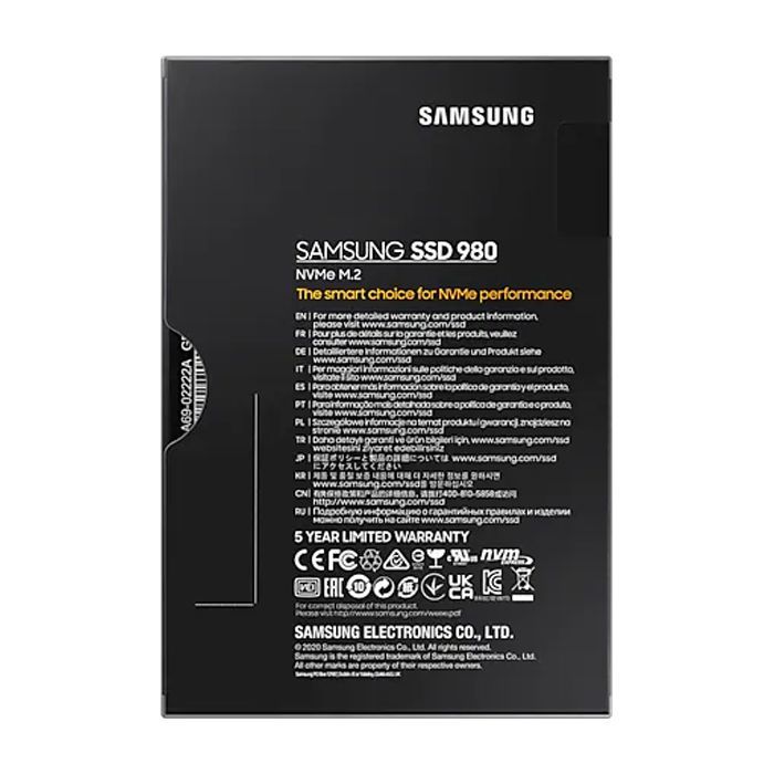 Накопитель SSD M.2 2280 250GB 980 series Samsung (MZ-V8V250BW) изображение 6