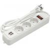 Мережевий фільтр живлення PowerPlant 1.8 м, 3 розетки, USB ( PPSA10M18S3U ) (PPSA10M18S3U)