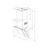 Витяжка кухонна Pyramida NR-MV 60 E (1000) IX зображення 10