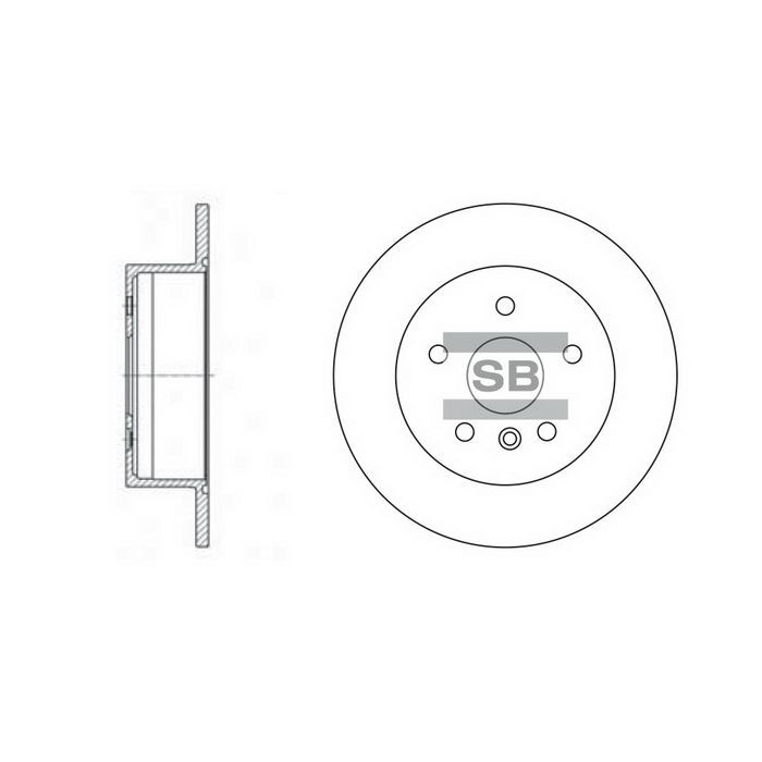 Тормозной диск HI-Q SD4016
