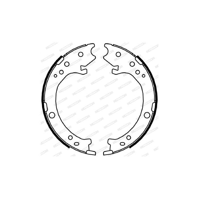 Гальмівні колодки FERODO FSB4043