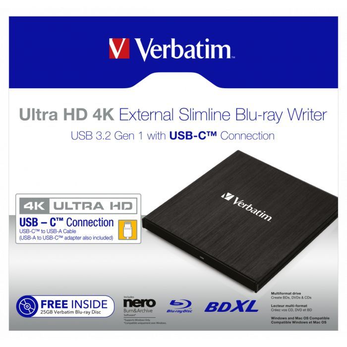 Оптический привод Blu-Ray Verbatim 43888 изображение 4