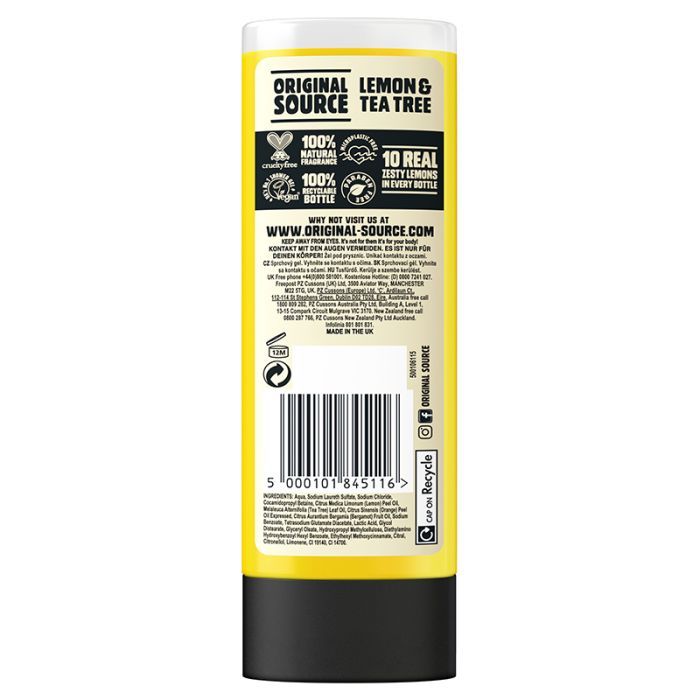 Гель для душу Original Source Lemon & Tea Tree 250 мл (5000101845116) зображення 2