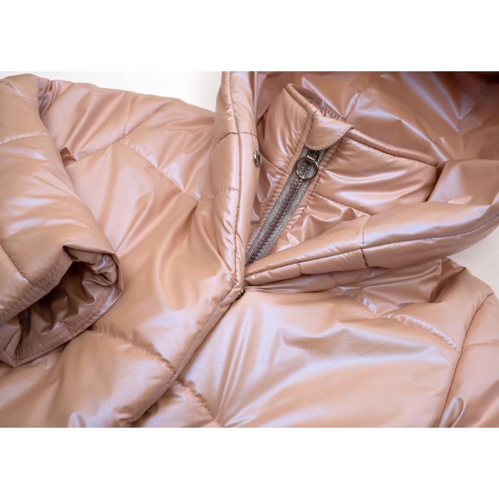 Куртка детская Brilliant пальто "Rozi" (21706-122G-pink) изображение 3