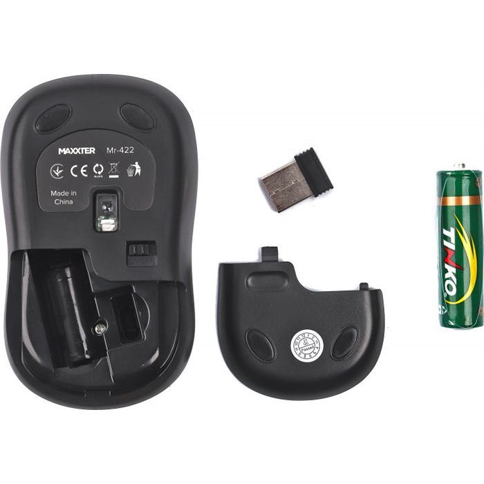 Мышка Maxxter Mr-422 Wireless Black (Mr-422) изображение 4