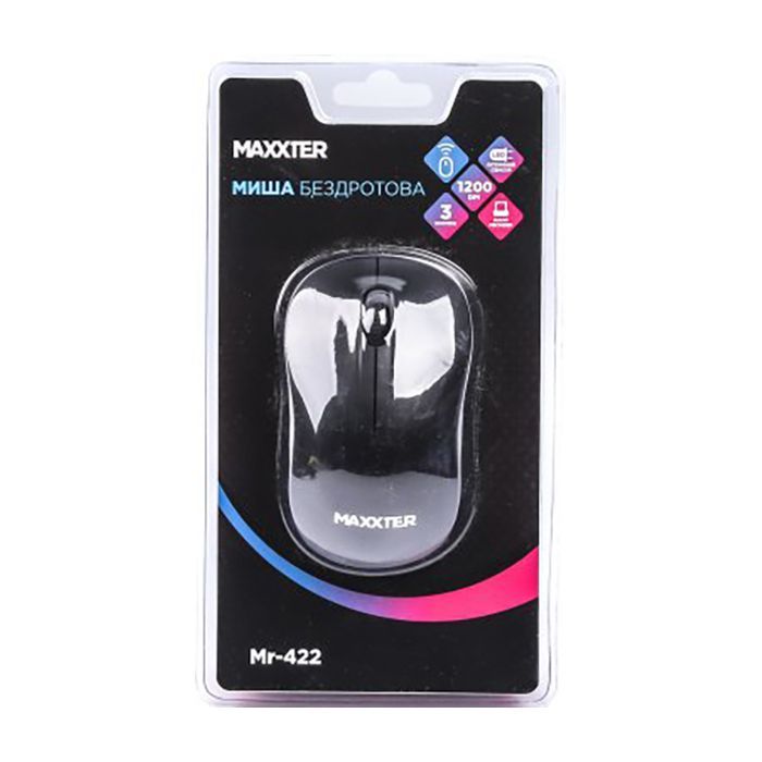 Мышка Maxxter Mr-422 Wireless Black (Mr-422) изображение 5
