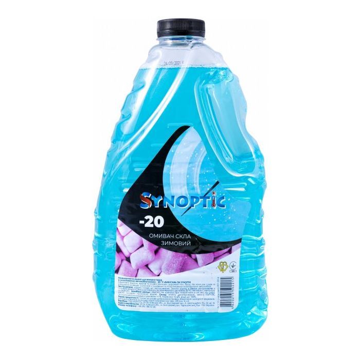 Омивач автомобільний Synoptic зимовий Bubble Gum (-20) 1л (4820215592222)