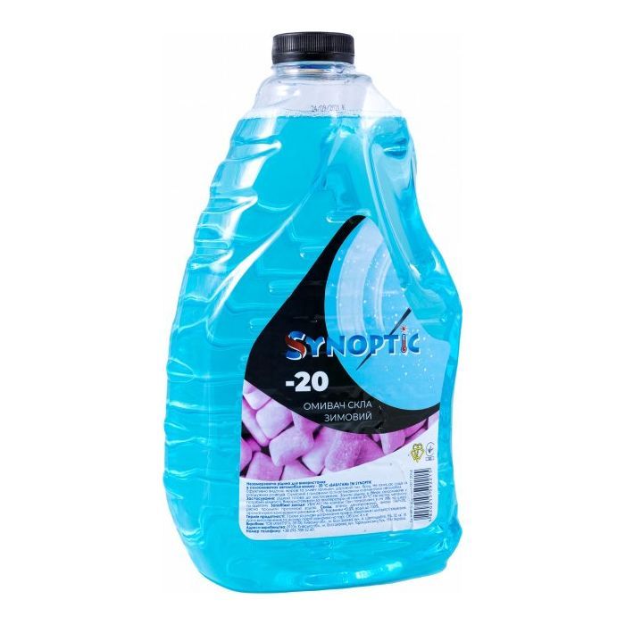 Омивач автомобільний Synoptic зимовий Bubble Gum (-20) 1л (4820215592222) зображення 2