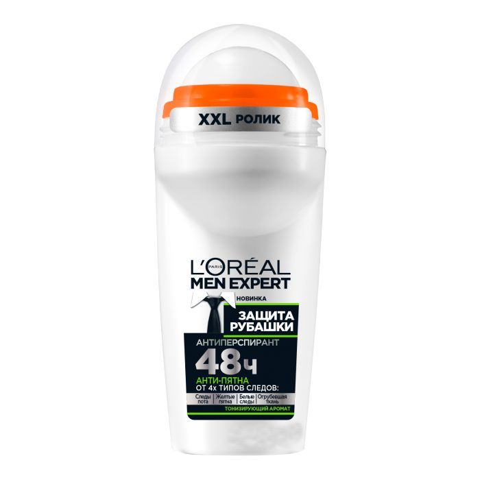 Антиперспирант L'Oreal Paris Men Expert Защита рубашки роликовый 50 мл (3600523594085)