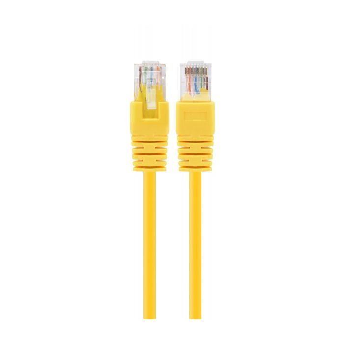 Патч-корд 0.25м UTP cat 6 CCA yellow Cablexpert (PP6U-0.25M/Y)
