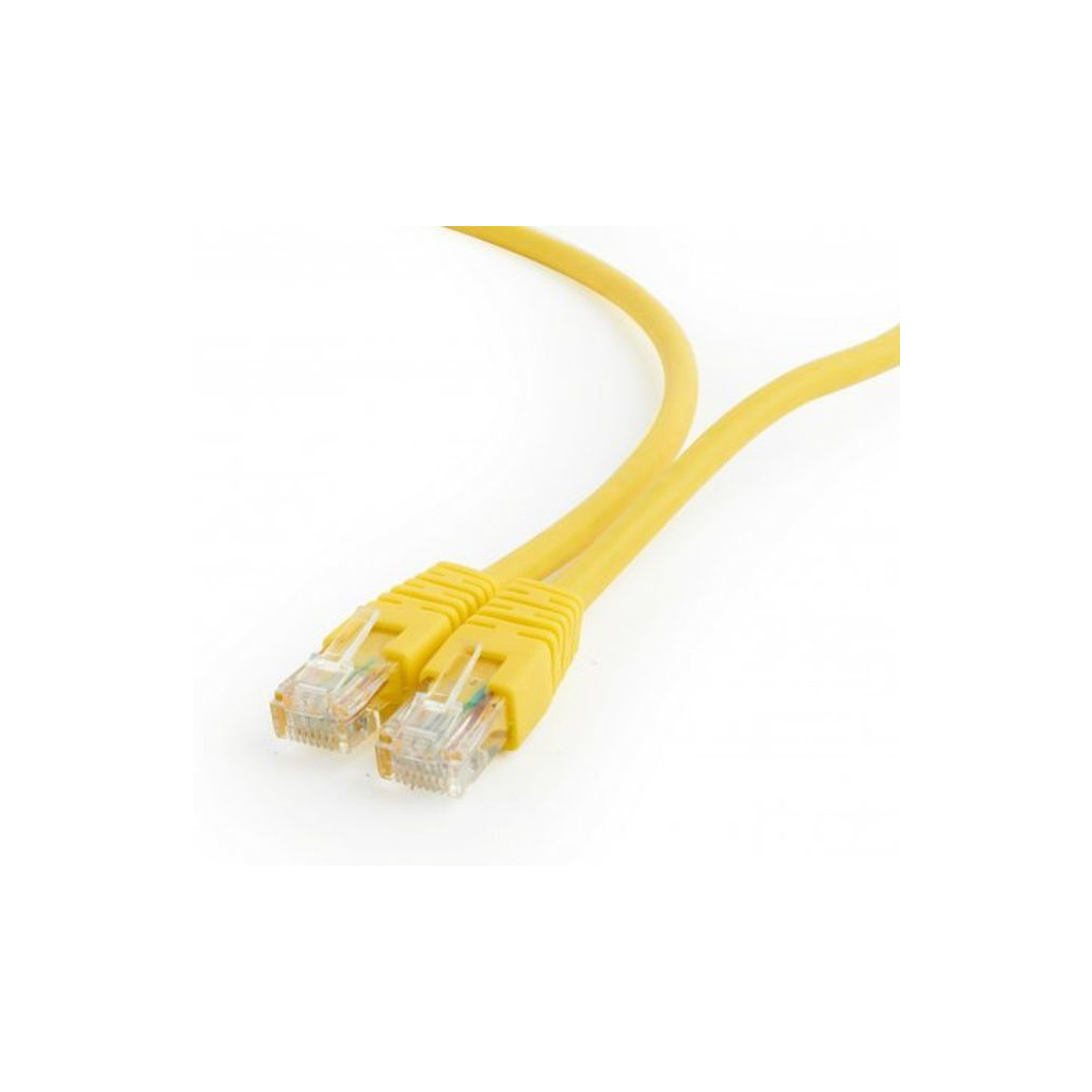 Патч-корд 0.25м UTP cat 6 CCA yellow Cablexpert (PP6U-0.25M/Y) изображение 2
