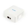 Компьютерная розетка Cablexpert RJ45x2 UTP, cat.5e (NCAC-2U5E-01)