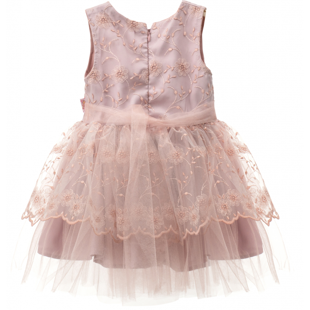 Платье Tivido праздничное с украшением (2135-110G-pink) изображение 2