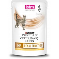 Вологий корм для кішок Purina Pro Plan Veterinary Diets NF Renal Function при хворобах нирок. З куркою 10x85г (7613035221062)