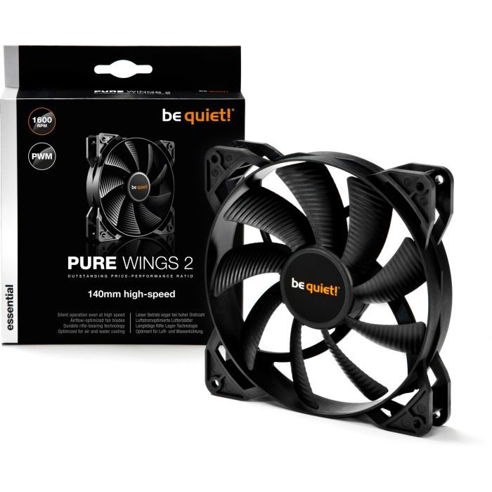 Кулер для корпуса Be quiet! Pure Wings 2 140mm PWM high-speed (BL083) изображение 3