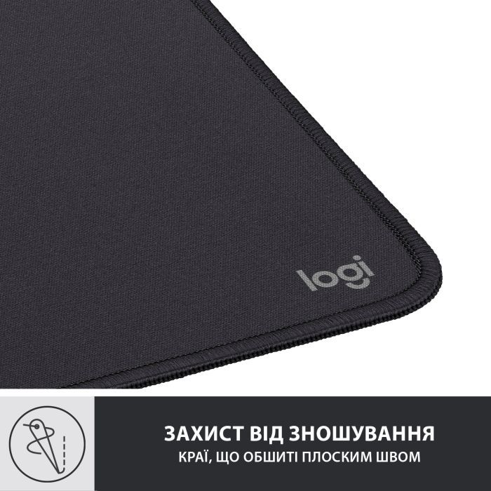 Килимок для мишки Logitech Mouse Pad Studio Series Graphite (956-000049) зображення 5