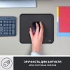 Килимок для мишки Logitech Mouse Pad Studio Series Graphite (956-000049) зображення 6
