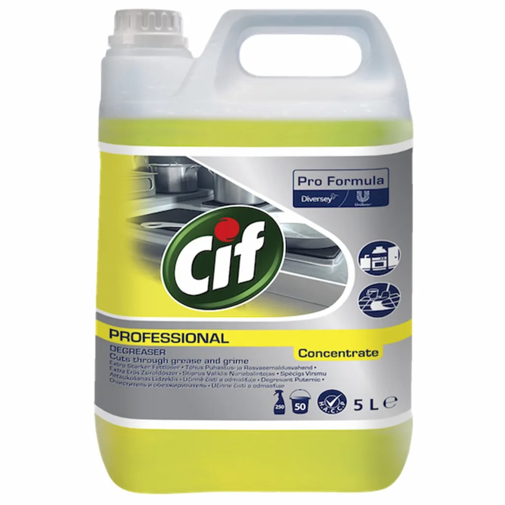 Жидкость для чистки кухни Cif Professional для чистки жира и пригара 5 л (7615400174058)