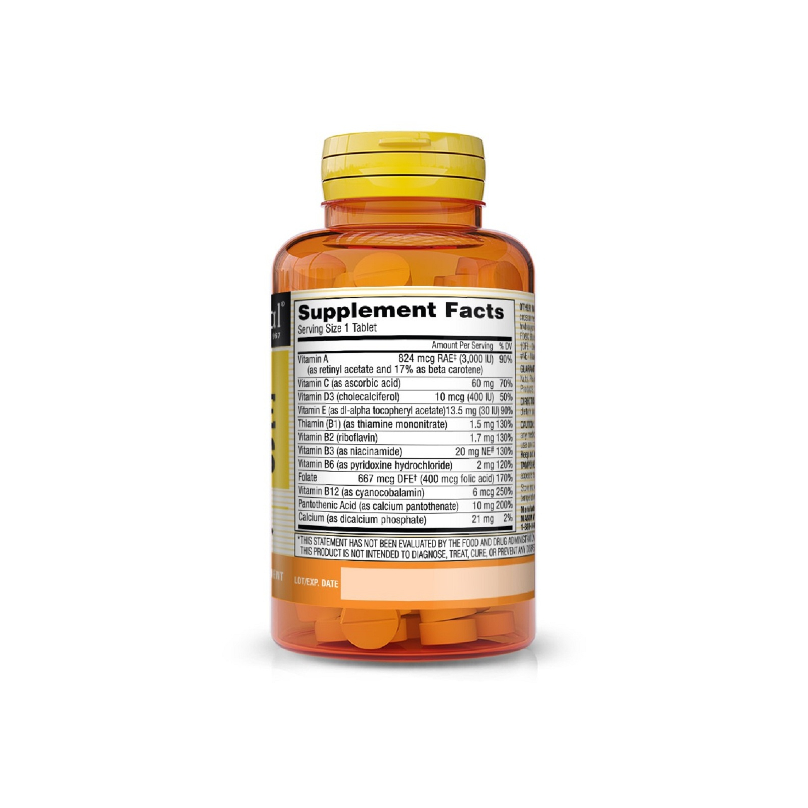 Мультивітамін Mason Natural Мультивітаміни на кожен день, Daily Multiple Vitamins, 100 т (MAV00881) зображення 2