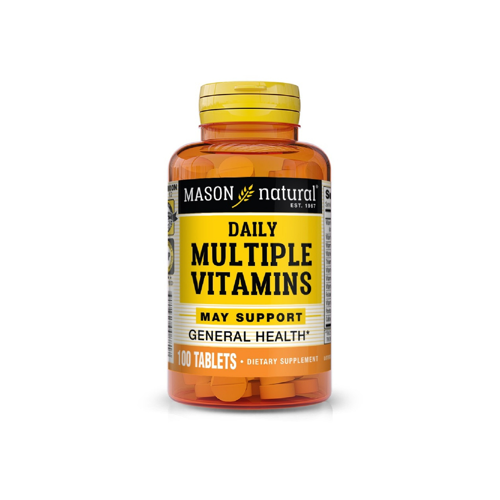 Мультивітамін Mason Natural Мультивітаміни на кожен день, Daily Multiple Vitamins, 100 т (MAV00881)