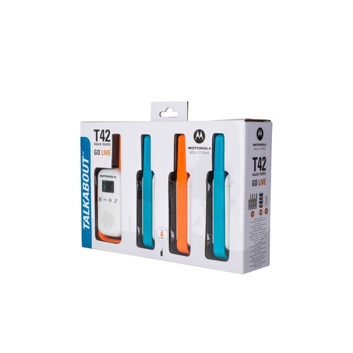 Портативна рація Motorola TALKABOUT T42 Quad Pack (B4P00811MDKMAQ) зображення 5