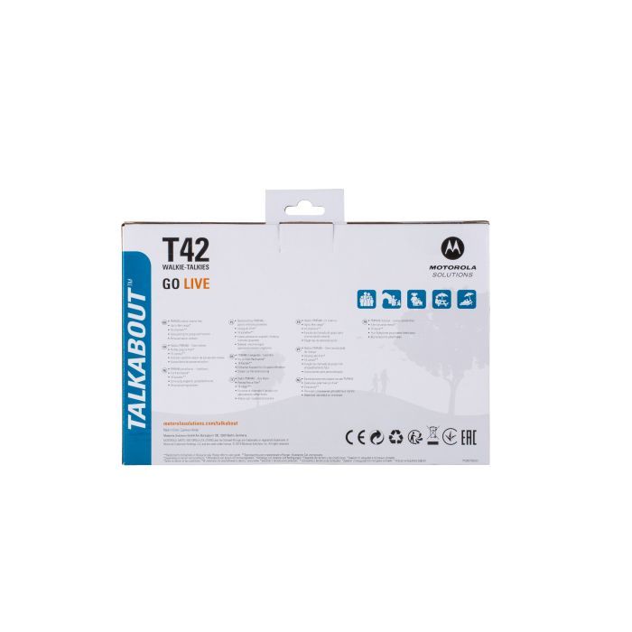 Портативна рація Motorola TALKABOUT T42 Quad Pack (B4P00811MDKMAQ) зображення 6