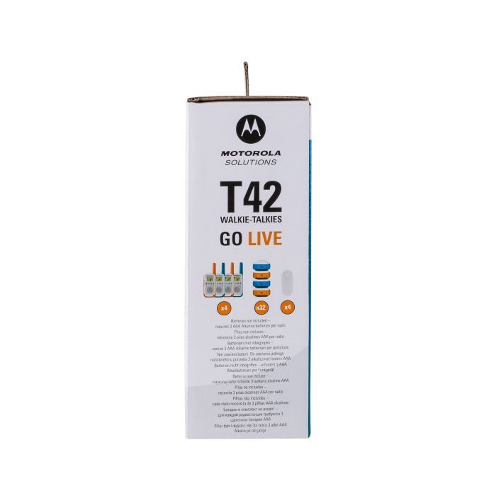 Портативна рація Motorola TALKABOUT T42 Quad Pack (B4P00811MDKMAQ) зображення 7