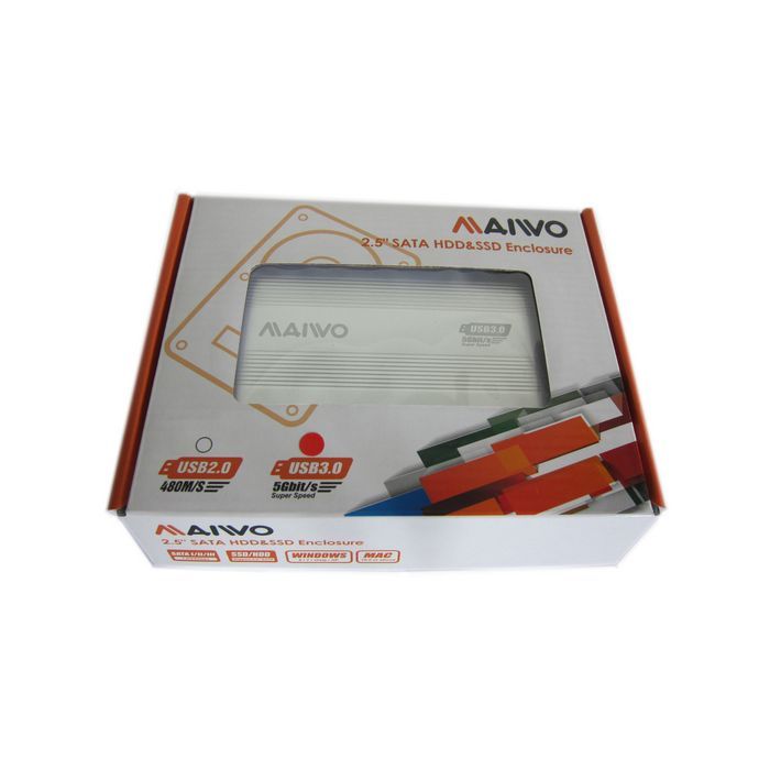 Кишеня зовнішня Maiwo K2501A-U3S silver зображення 4