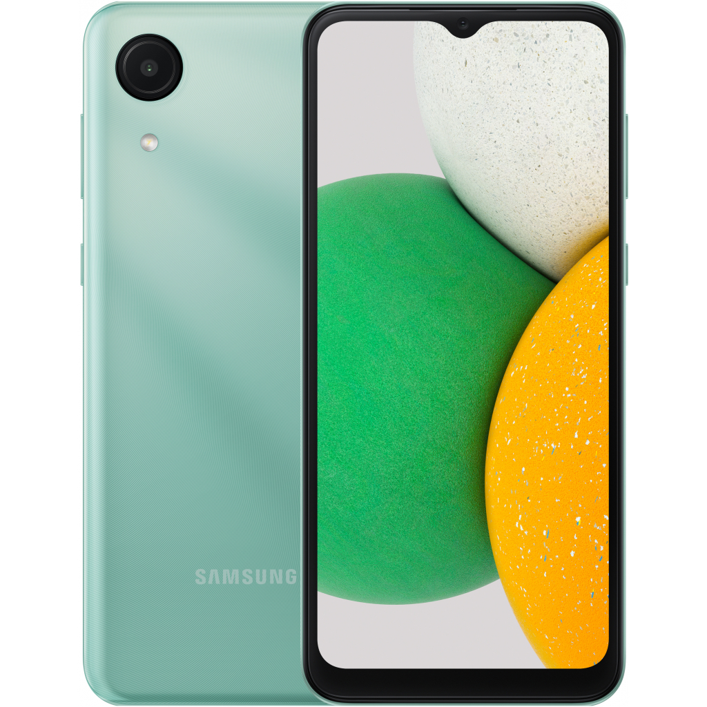 Мобільний телефон Samsung Galaxy A03 Core 2/32Gb Light Green (SM-A032FLGDSEK) зображення 2