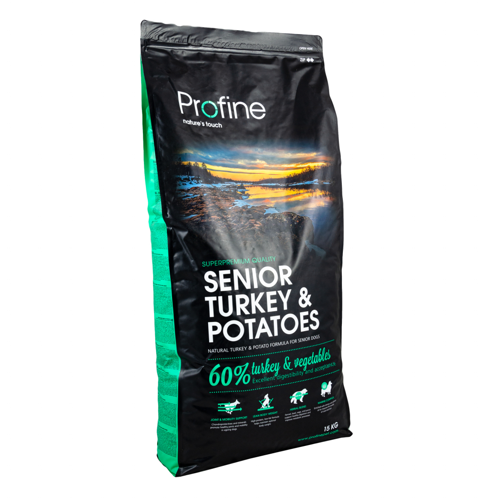 Сухой корм для собак Profine Senior Turkey с индейкой и картофелем 15 кг (8595602517497) изображение 3