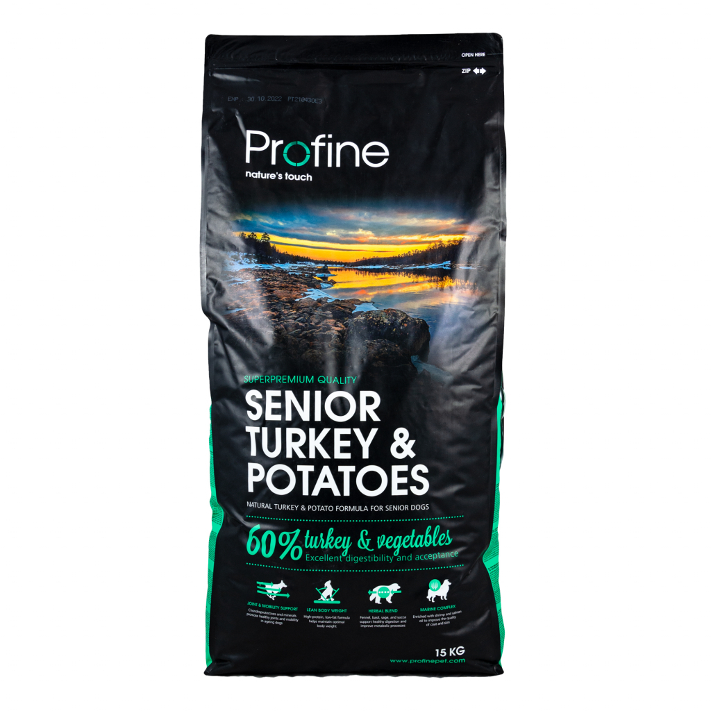 Сухой корм для собак Profine Senior Turkey с индейкой и картофелем 3 кг (8595602517503)