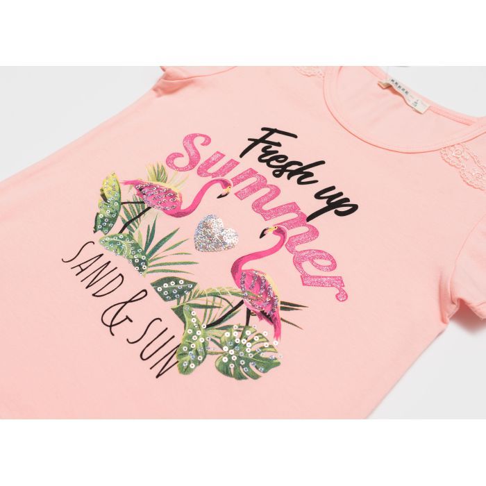 Набір дитячого одягу Breeze FRESH UP SUMMER (14397-134G-peach) зображення 4