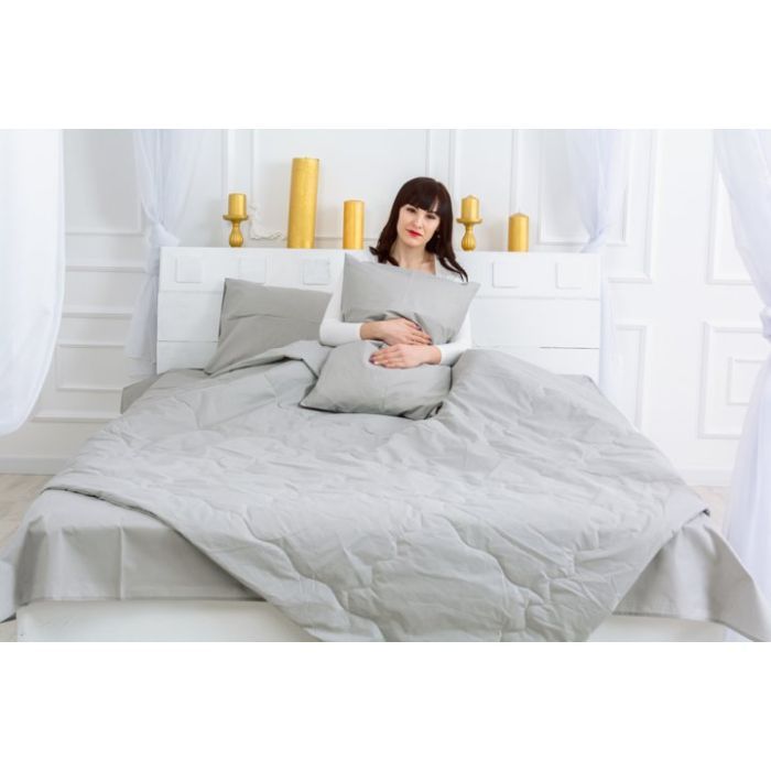 Одеяло MirSon антиаллергенное Летнее BamBoо №2376 Light Gray 200x220 (2200003031881) изображение 4