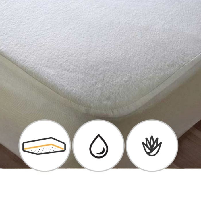 Наматрацник MirSon Terry Waterproof Aloe Vera 219 140x190 (2200000378453) зображення 3