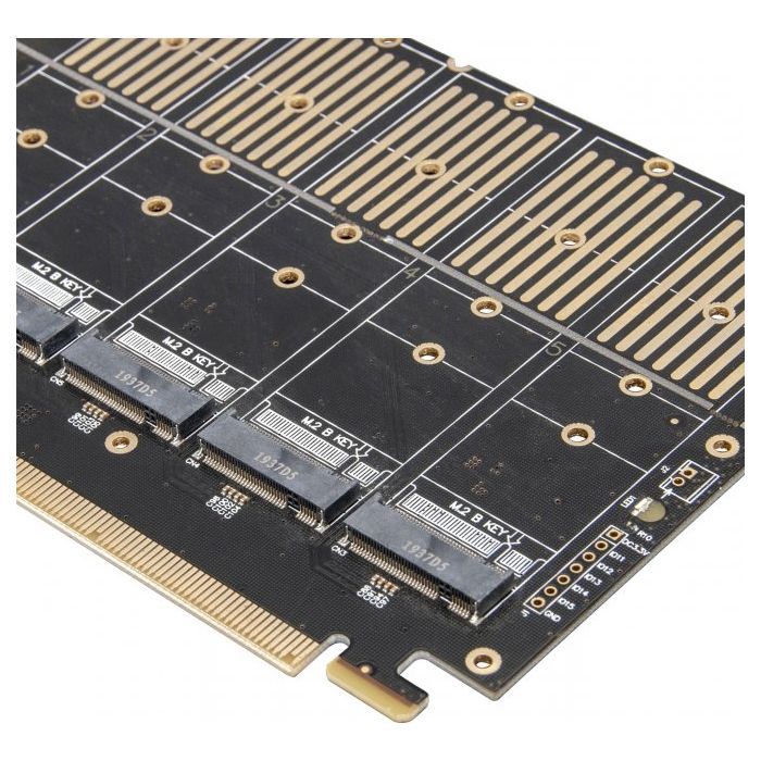 Контроллер Frime PCI-E-5xM.2 (B Key) WCH382L (ECF-PCIEtoSSD010) изображение 4