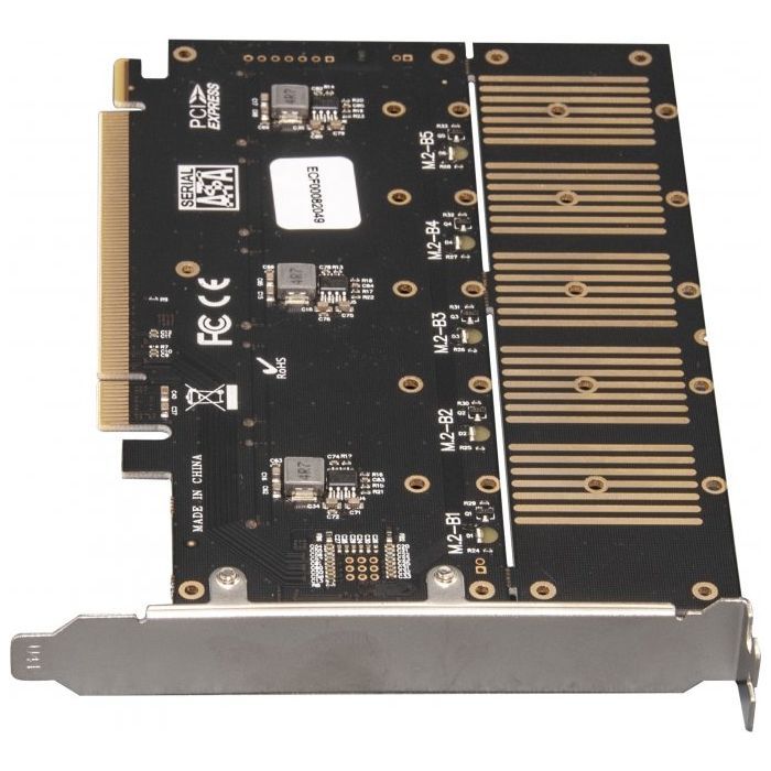 Контроллер Frime PCI-E-5xM.2 (B Key) WCH382L (ECF-PCIEtoSSD010) изображение 5